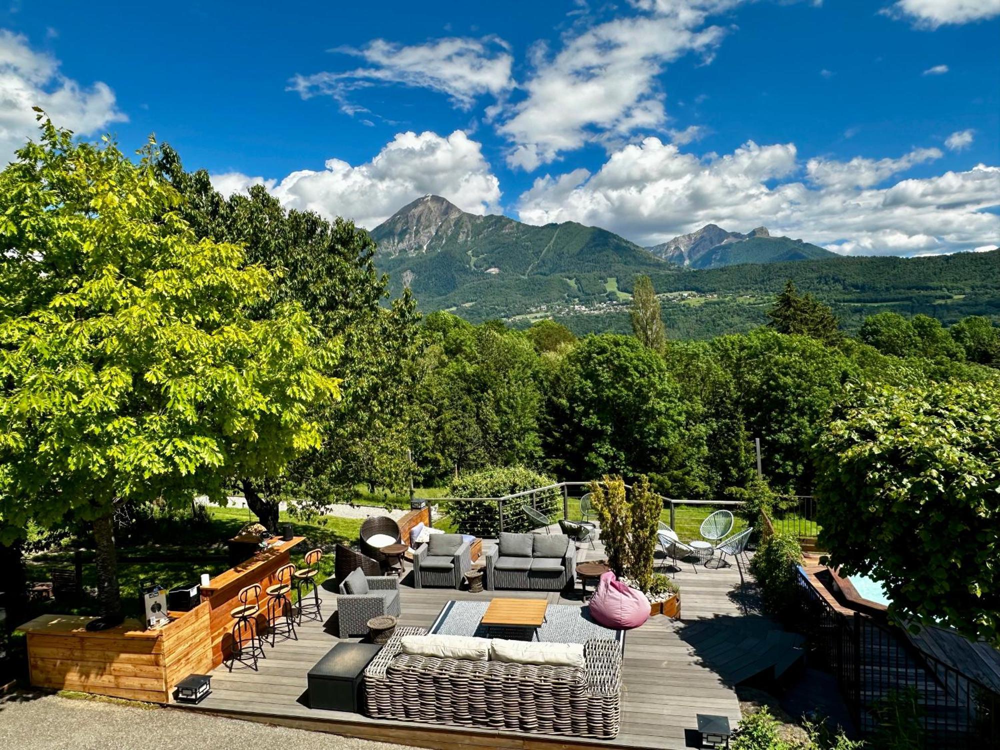 Chambre D'Hotes La Grange Des Ecrins Chabottes Esterno foto